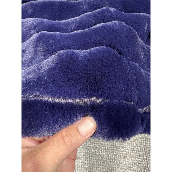 Claire Desjardins Jacket Womens XS Reversible Faux Fur Wearable Art Watercolor - Picture 15 of 15